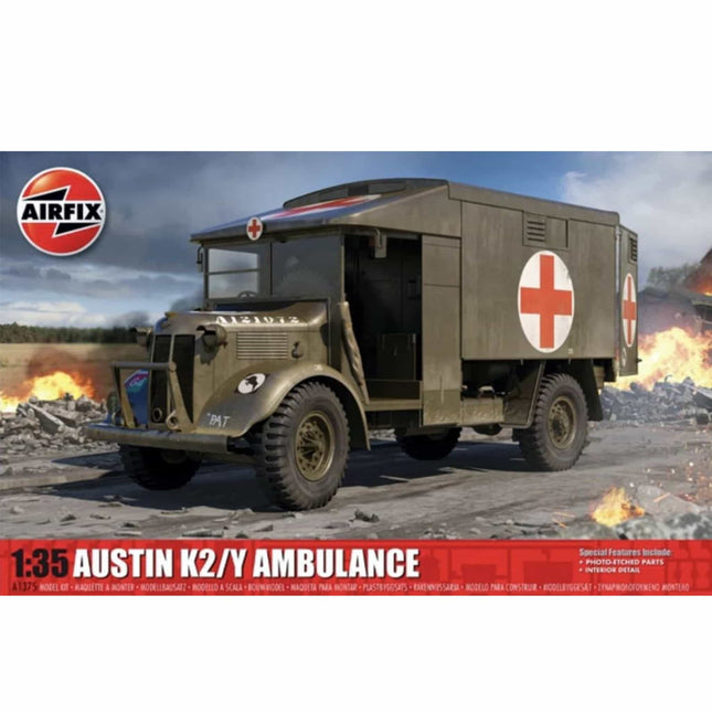 Airfix - Austin K2/Y Ambulance 1/35 - The Scale Model Stash