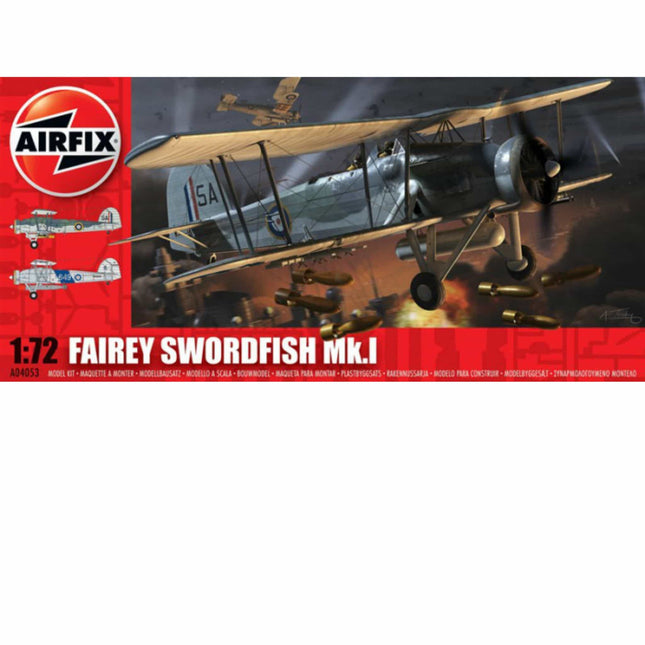 Airfix - Fairey Swordfish Mk.1 1/72 (PRE OWNED) - The Scale Model Stash