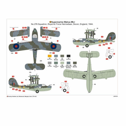 Airfix - Supermarine Walrus Mk.1 1/48 - The Scale Model Stash