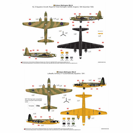 Airfix - Vickers Wellington Mk.1A/C 1/72 - The Scale Model Stash