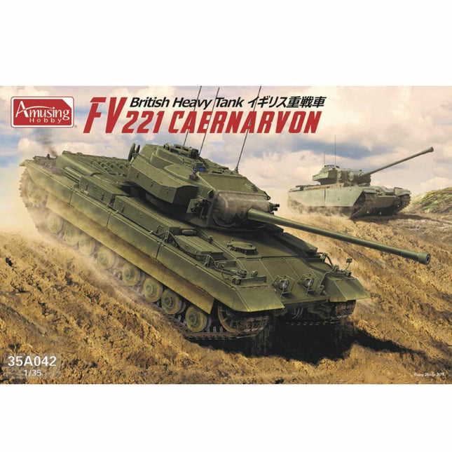 Amusing Hobby - British Heavy Tank FV221 Caernarvon 1/35 - The Scale Model Stash