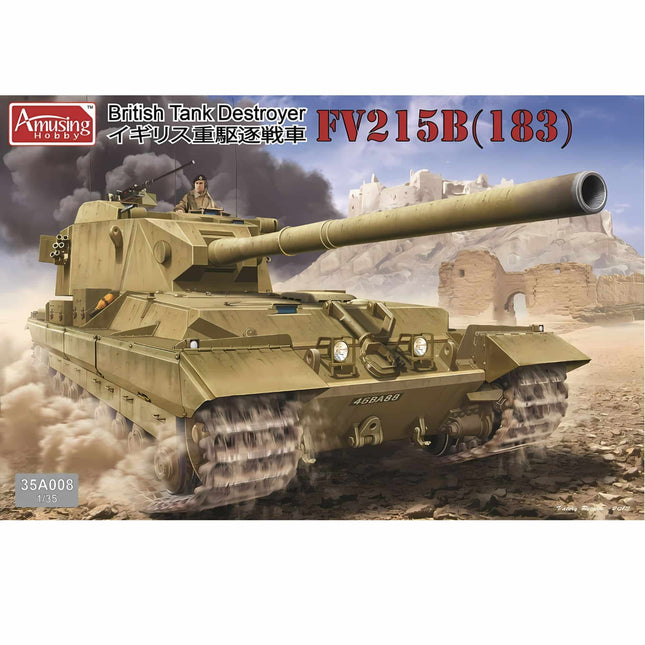 Amusing Hobby - British Tank Destroyer FV215B (183) - 1/35 Scale - The Scale Model Stash