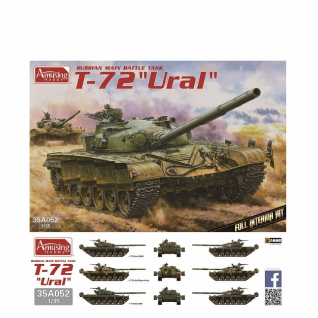 Amusing Hobby - Russian Main Battle Tank T - 72 Ural 1/35 - The Scale Model Stash