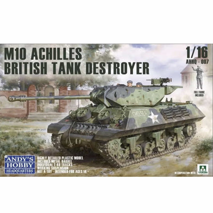 Andy's Hobby Headquarters - M10 Achilles British Tank Destroyer 1/16 - The Scale Model Stash