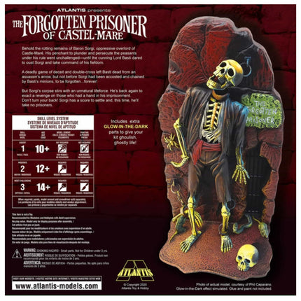 Atlantis The Forgotten Prisoner of Castle - Mare All Plastic Assembly Kit - The Scale Model Stash