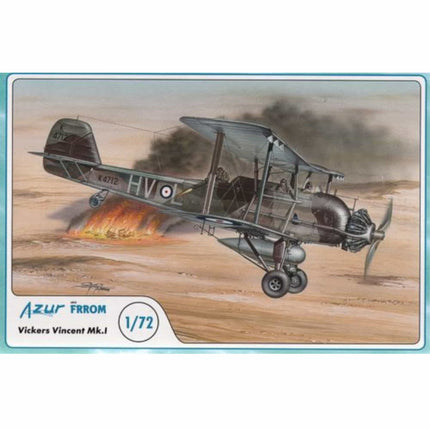 Azur - Vickers Vincent Mk.1 1/72 - The Scale Model Stash