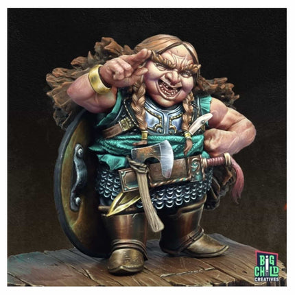 Big Child Creatives - Evelina Shieldbreaker 70mm Resin - The Scale Model Stash