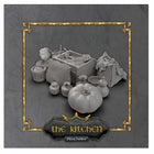 Big Child Creatives - Scenery Kit The kitchen 70mm Resin Set - The Scale Model Stash