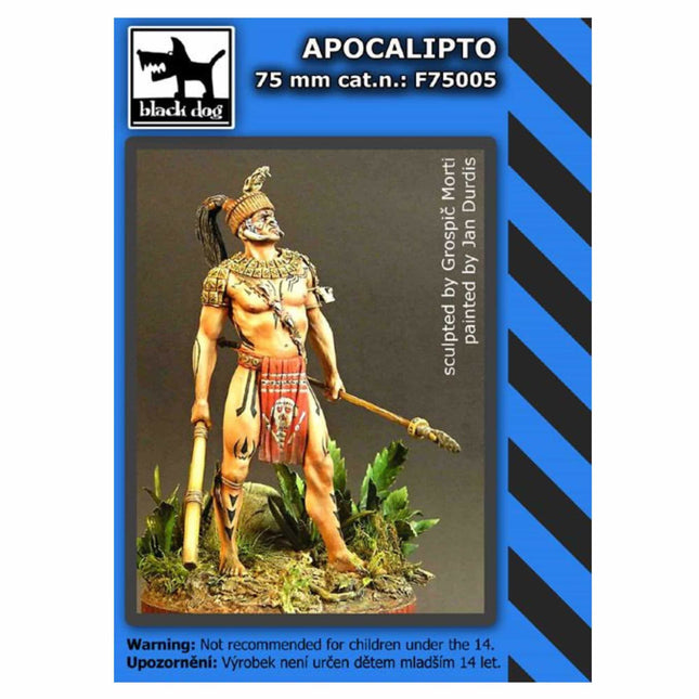 Black Dog - Apocalipto 75mm Resin Figure - The Scale Model Stash