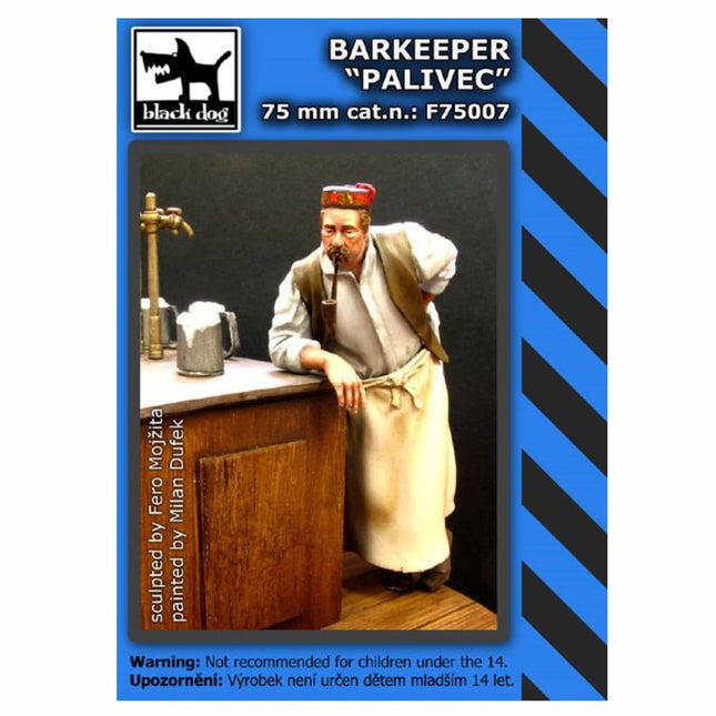 Black Dog - Barkeeper Palivec 75mm Resin - The Scale Model Stash