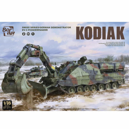 Border Models - Kodiak Swiss Series / German Demonstrator AEV - 3 Pionierpanzer 2 in 1 1/35 - The Scale Model Stash