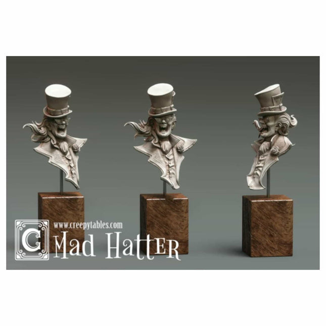 Creepy Tables - Mad Hatter 1/10 Resin Bust - The Scale Model Stash