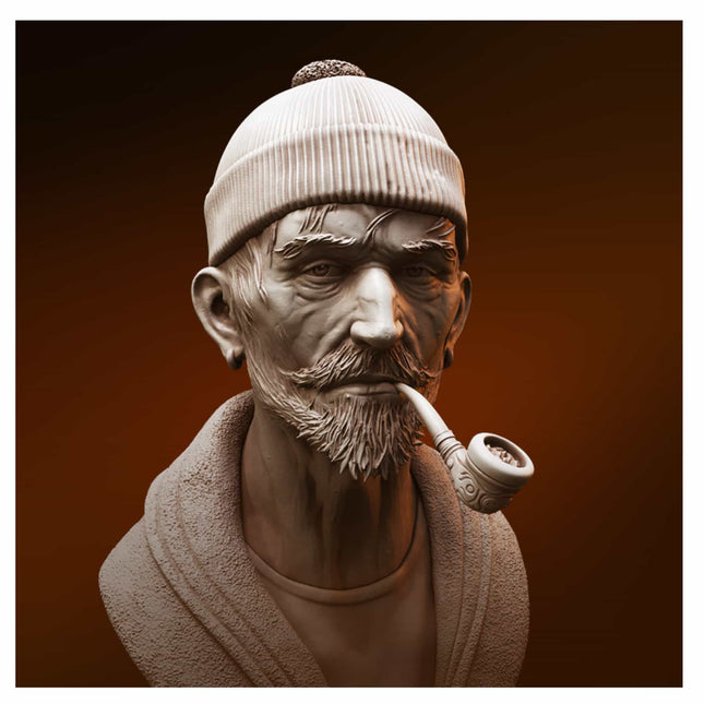 Creepy Tables - Old Sailor 1/9 Resin Bust - The Scale Model Stash