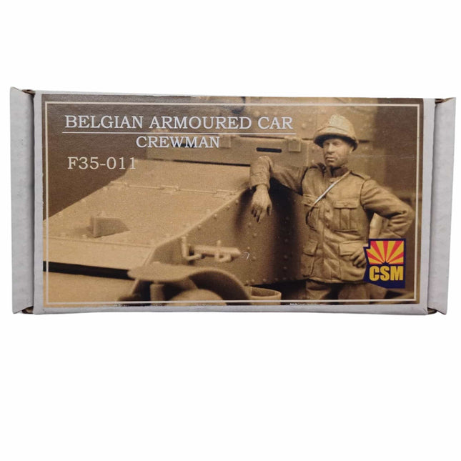 CSM - Belgian Armoured Car Crewman 1/35 (F35 - 011) - The Scale Model Stash