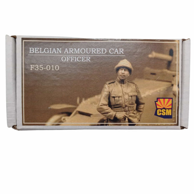 CSM - Belgium Armoured Car Officer 1/35 (F35 - 010) - The Scale Model Stash