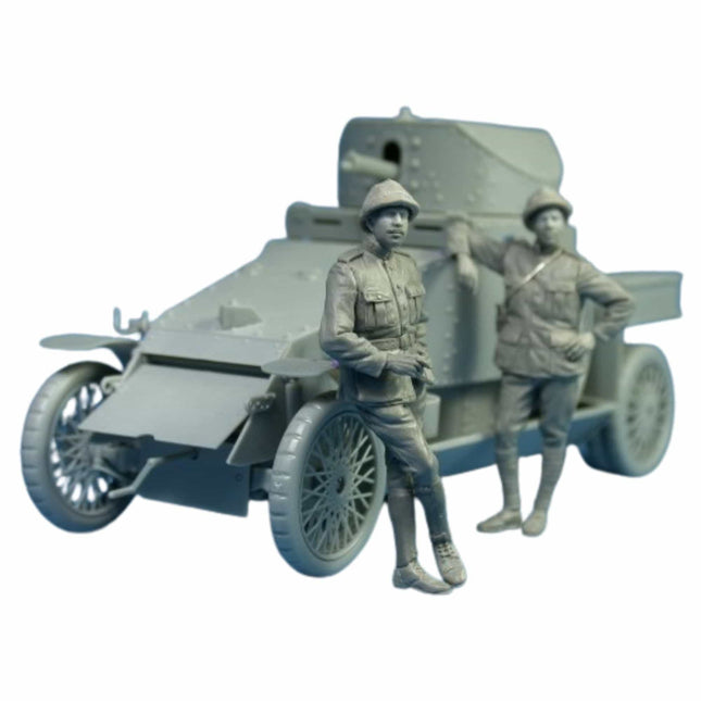 CSM - Belgium Armoured Car Officer 1/35 (F35 - 010) - The Scale Model Stash