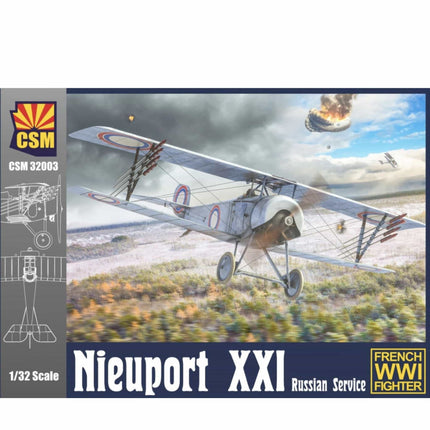 CSM - Nieuport XXI Russian Service 1/32 - The Scale Model Stash