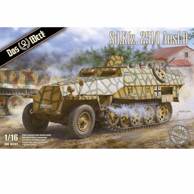 Das Werk - Sd.Kfz. 251/1 Ausf.D - 1/16 (DW16005) - The Scale Model Stash