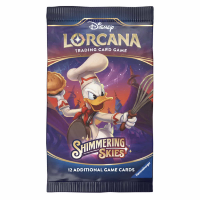 Disney Lorcana Shimmering Skies Booster Pack - The Scale Model Stash