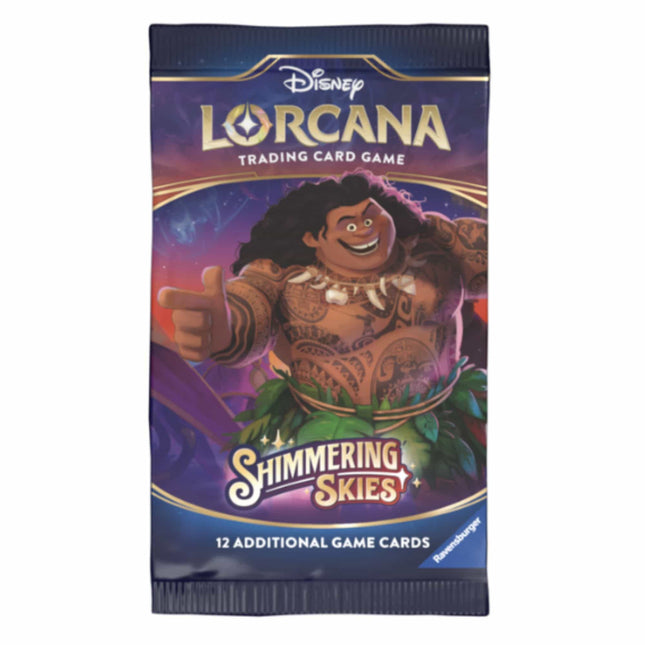 Disney Lorcana Shimmering Skies Booster Pack - The Scale Model Stash