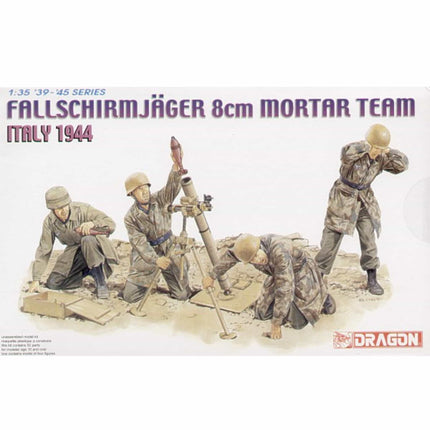 Dragon - Fallschirmjager 8cm Mortar Team. Italy 1944 1/35 - The Scale Model Stash