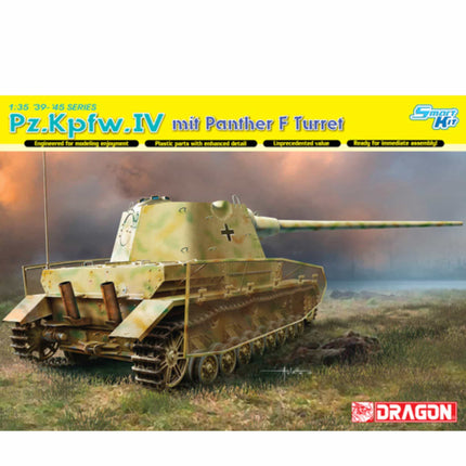 Dragon - Pz.Kpfw.IV mit Panther F Turret 1/35 - The Scale Model Stash