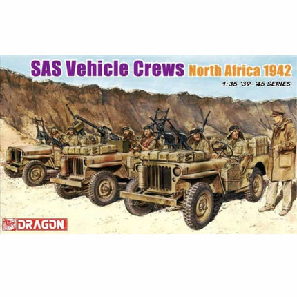 Dragon - SAS Vehicle Crews North Africa 1942 1/35 - The Scale Model Stash