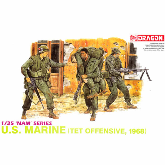 Dragon - U.S. Marine (TET Offensive, 1968) 1/35 Nam Series - The Scale Model Stash