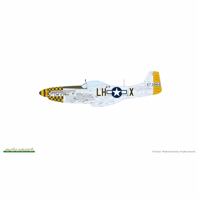 Eduard - Aces of the Eighth P - 51 Mustang (Limited Edition Dual Combo) - 1/72 (2247) - The Scale Model Stash