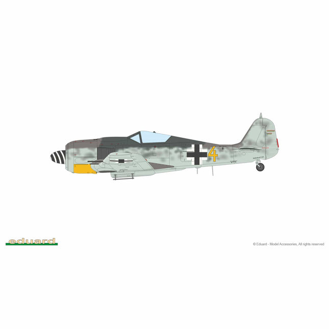 Eduard Fw 190A - 7 German World War 2 Fighter Plane 1/48 Scale - The Scale Model Stash