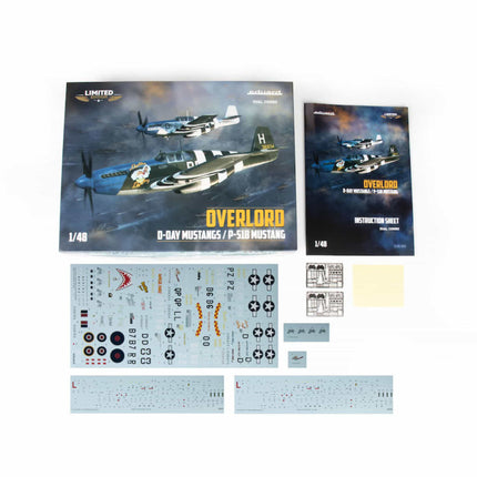 Eduard - Overlord Dual Combo D - Day Mustangs / P - 51B Mustang 1/48 - The Scale Model Stash