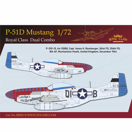 Eduard - Royal Class P - 51D Mustang Dual Combo 1/72 - The Scale Model Stash