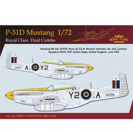 Eduard - Royal Class P - 51D Mustang Dual Combo 1/72 - The Scale Model Stash