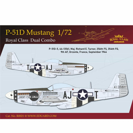 Eduard - Royal Class P - 51D Mustang Dual Combo 1/72 - The Scale Model Stash