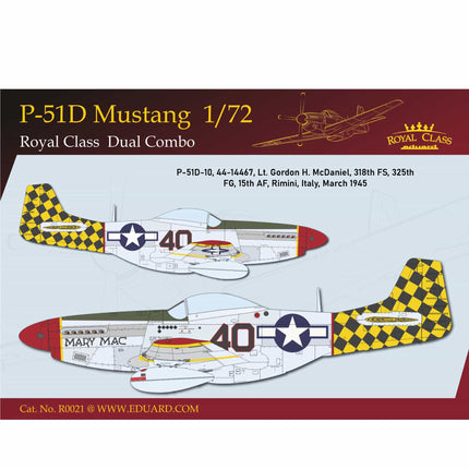 Eduard - Royal Class P - 51D Mustang Dual Combo 1/72 - The Scale Model Stash