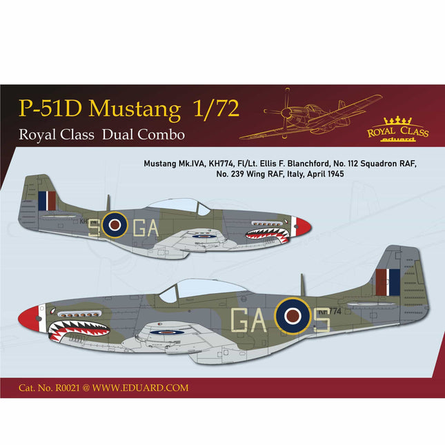 Eduard - Royal Class P - 51D Mustang Dual Combo 1/72 - The Scale Model Stash