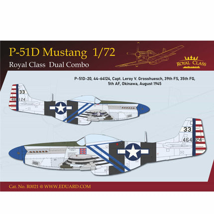 Eduard - Royal Class P - 51D Mustang Dual Combo 1/72 - The Scale Model Stash