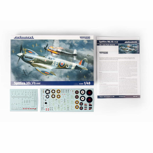 Eduard Spitfire MK VB mid 1/48 Weekend Edition - The Scale Model Stash