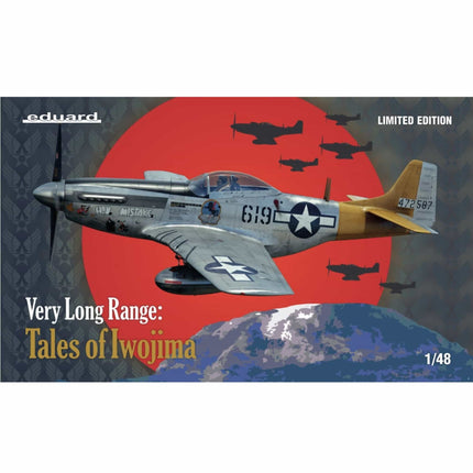 Eduard - Very Long Range Tales of Iwojima (Limited Edition) Sun Setters VII Fighter Command P - 51D VLR Units 1/48 - The Scale Model Stash