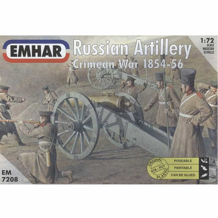 EMHAR - Russian Artillery Crimean War 1854 - 56 1/72 - The Scale Model Stash