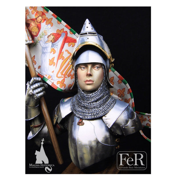 FeR Miniatures - Joan of Arc - 1/12 Resin Bust - The Scale Model Stash