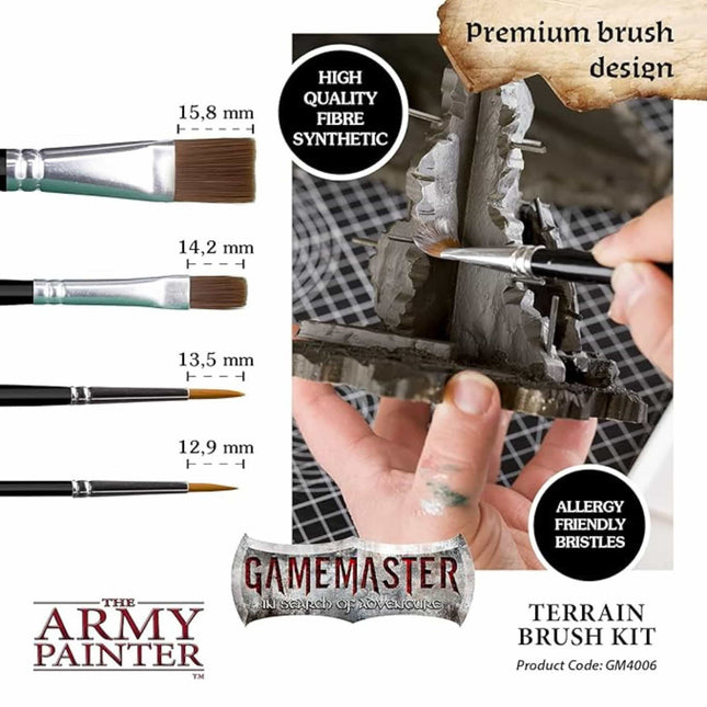 Gamemaster - Terrain Brush Kit - The Scale Model Stash