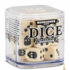 Games Workshop - Dice Cube White - The Scale Model Stash