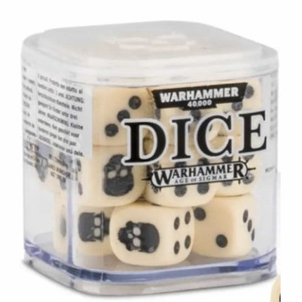 Games Workshop - Dice Cube White - The Scale Model Stash