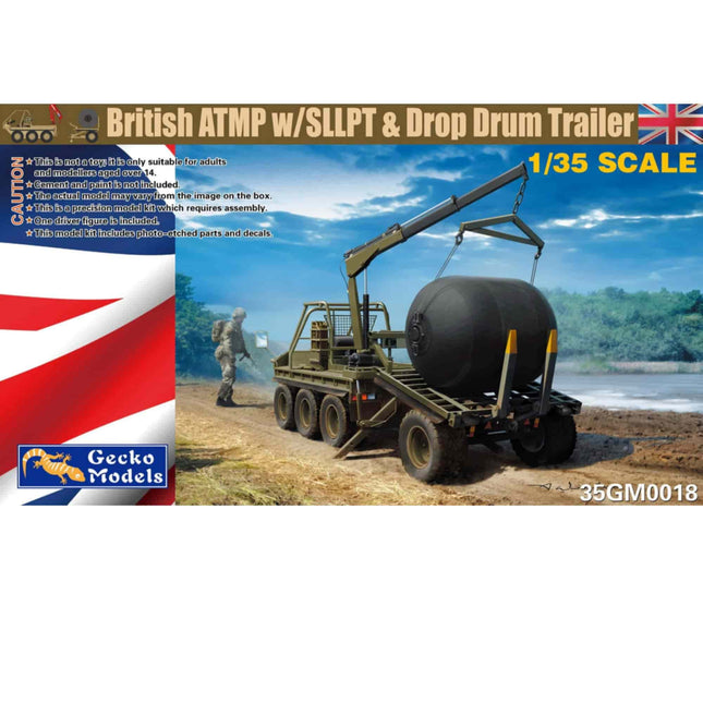 Gecko Models British ATMF w/SLLPT & Drop Drum Trailer 1/35 Scale (35GM0018) - The Scale Model Stash