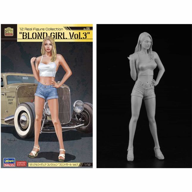 Hasegawa - 12 Real Figure Collection - Blond Girl Vol. 3 - 1/12 - The Scale Model Stash