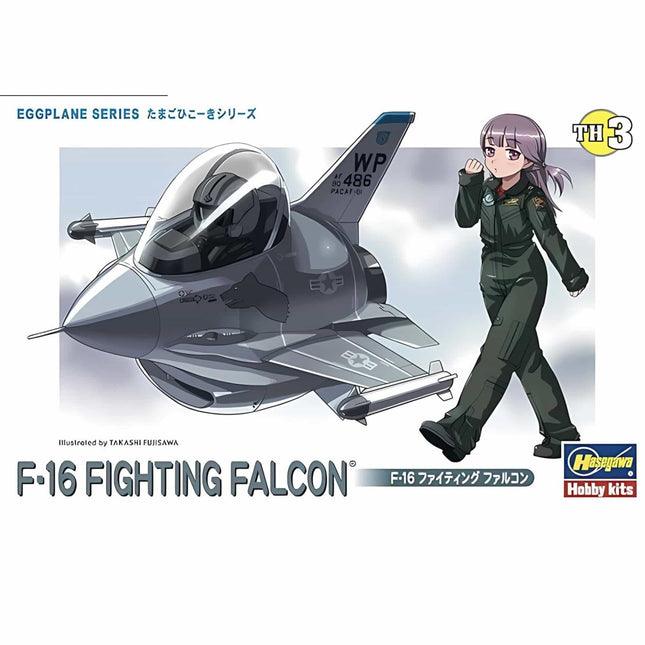 Hasegawa - Eggplane series - F - 16 Fighting Falcon - TH3 - The Scale Model Stash