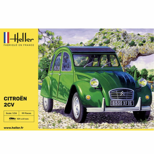 Heller - Citroen 2CV 1/24 - The Scale Model Stash