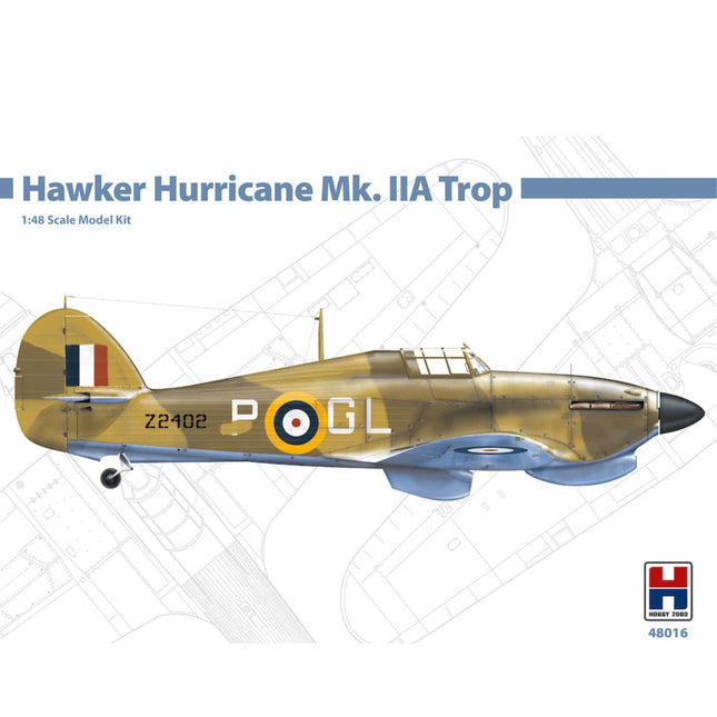 Hobby 2000 - Hawker Hurricane Mk.IIA TROP 1/48 - The Scale Model Stash