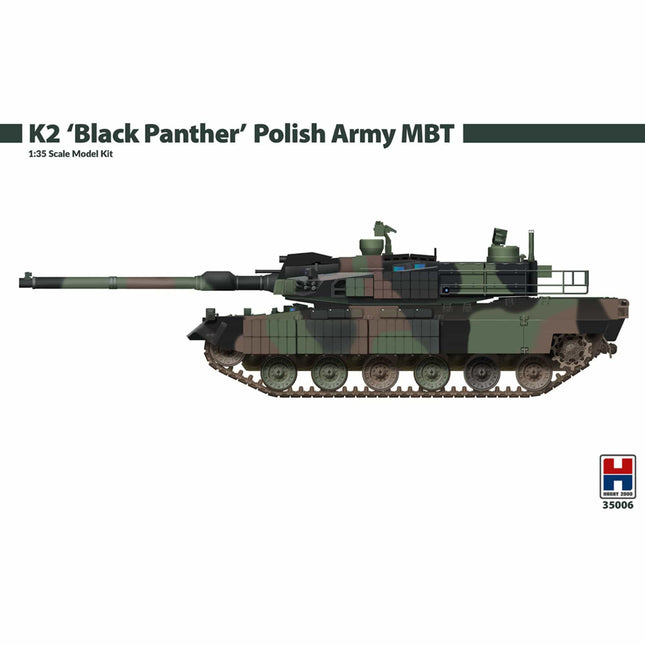 Hobby 2000 K2 Black Panther Polish Army MBT 1/35 Tank - The Scale Model Stash